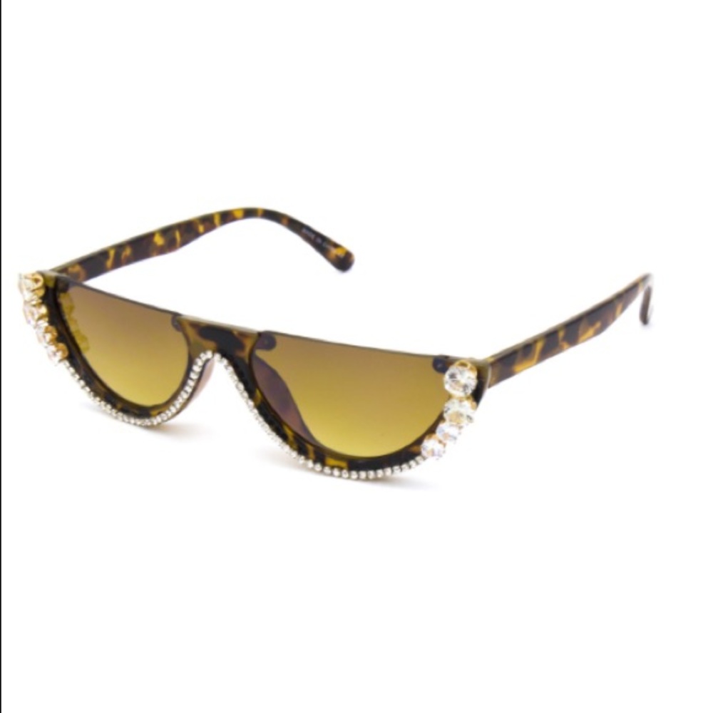 Half Hand Studded Bling Encrusted Frames✨
